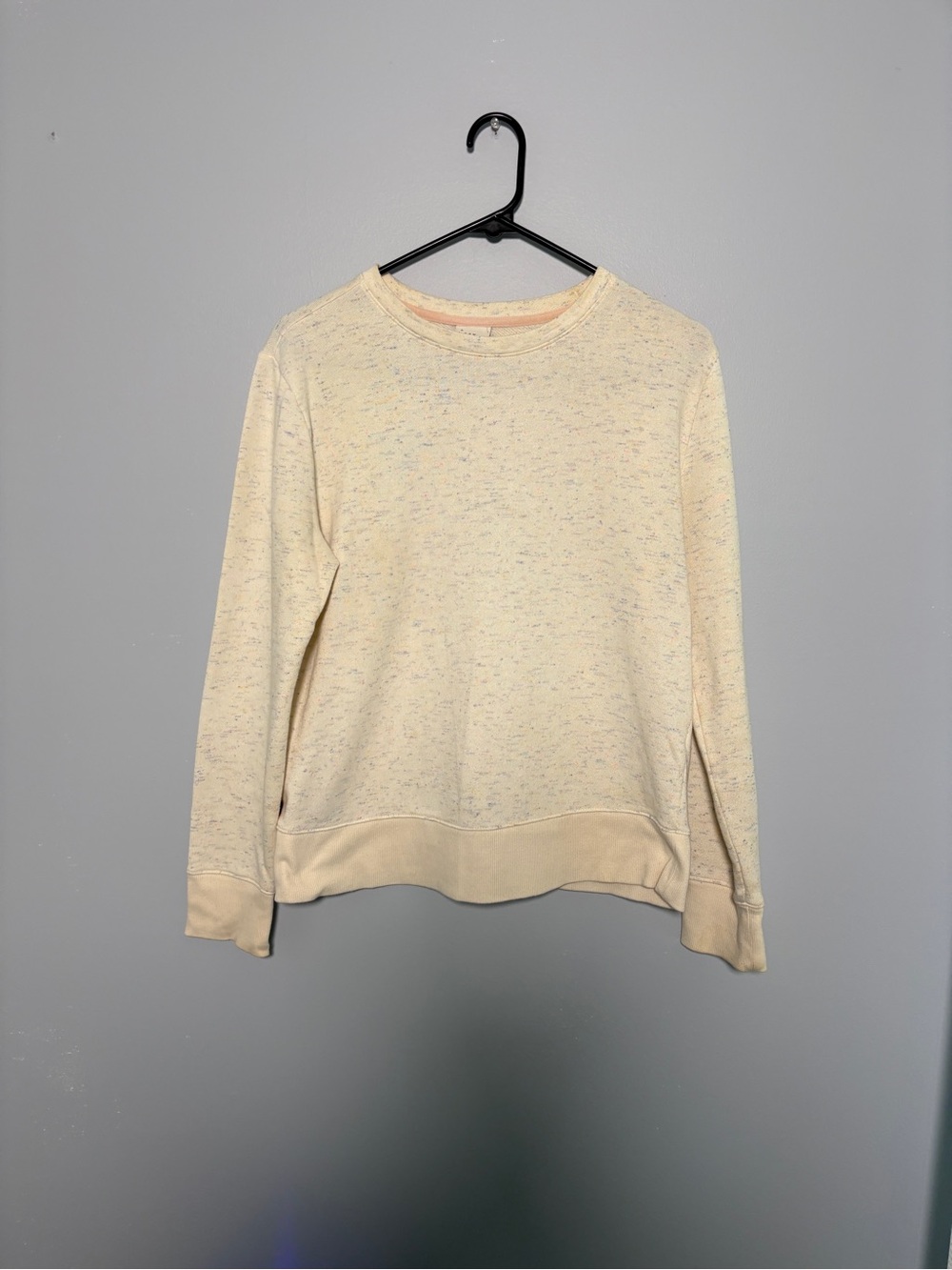 a new day Cream Speckled Crewneck Sweater